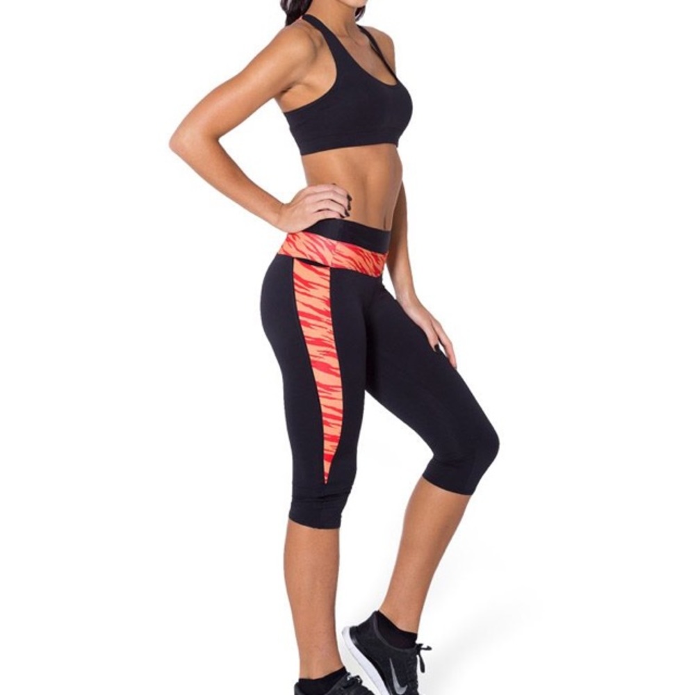 BlackMilk Apricot Zebra Combat Pants